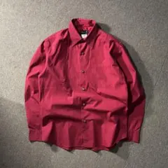 agnès b. HOMME アニエスベー 長袖 ボタンシャツ バーガンディー