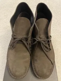 美品クラークスデザートブーツダークブラウンUK 8 1/2 約27cm