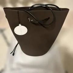 ☆新品未使用☆北欧の暮らしの道具店 巾着バッグ ポーチ グレージュ 