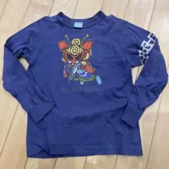 ヒステリックミニ　長袖カットソー 120 ネイビー キャラクタープリント