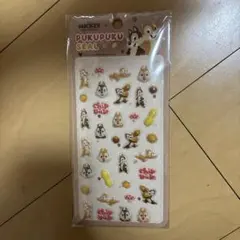 ディズニー チップとデール ぷくぷくシール