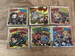 鬼滅の刃ウエハースチョコシール　レア6枚