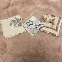 パピ様専用　　WAKOのハンカチ3枚セット