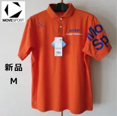 【連休割】新品 MOVESPORT ポロシャツ M オレンジ ムーブスポーツ
