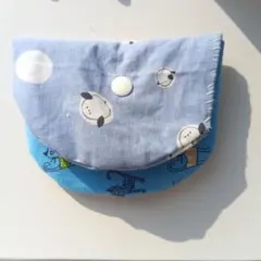 小6娘ハンドメイド☆シマエナガ×猫小物ポーチ・財布