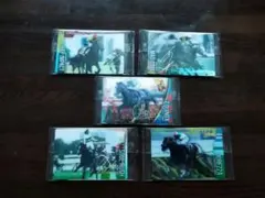 サラブレッドホースコレクションウエハース3R人気馬サインカードセット
