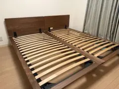 2025年最新】ウォールナット ベッド 無印の人気アイテム - メルカリ