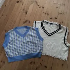 ニットベスト　２点セット