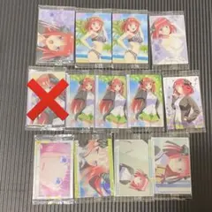 五等分の花嫁 ウエハースカード 二乃 まとめ売り セット ウエディング 水着