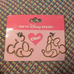 東京ディズニーリゾート ピアス　ミキミニ　新品未使用