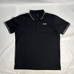 美品 OAKLEY オークリー ポロシャツ ブラック メンズ 黒のサムネイル