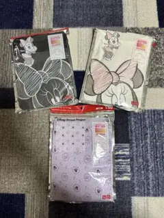 ユニクロ　ヒートテック　クルーネックT (長袖) ディズニー　3枚セット