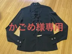 ＡＮＡＹＩ　アナイ　黒　フリルブラウス