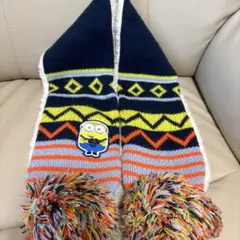 ミニオンデザイン 子供用マフラー