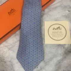 HERMES 幾何学模様 シルクネクタイ 1891