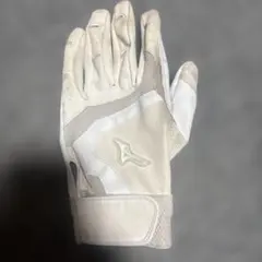 MIZUNO 野球　バッティンググローブ ホワイトLLサイズ　左手　片手のみ