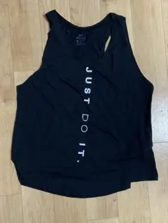 Nike Dri-FIT ブラックタンクトップ L