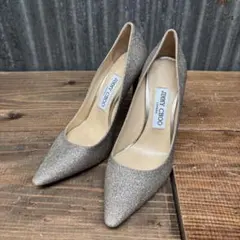 ジミーチュウ グリッターパンプス Jimmychoo ROMY 85