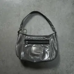 archive COACH metalic silver oneshoulder