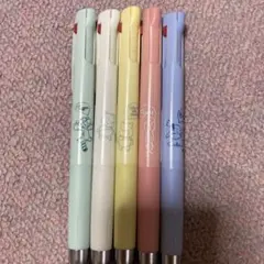 プーさん　三色ボールペン　5本セット　blen