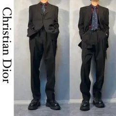 【美品】Christian Dior セットアップ　シングル　ブラック