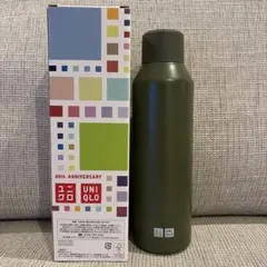 未使用　UNIQLO 炭酸対応ステンレスボトル　グリーンのサムネイル