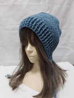 ボンネット　ブルー系