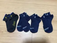 い*ど様 asics アシックス アンクルソックス 4足セット 23～25cmのサムネイル