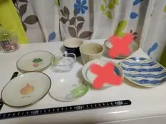 昭和レトロブランド皿♥バラ食器おまとめセット ７点 　たち吉　美濃焼雪峰