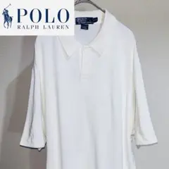 ポロラルフローレン 半袖ポロシャツ ホワイト 白 Ralph Lauren M