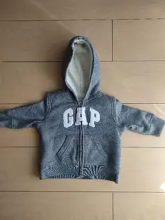 GAP ベビー パーカー アウター ボア グレー