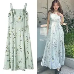 FRAY♡リボンディティールフローラルワンピース