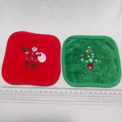 HOTMAN サンタとクリスマスツリー コースターセット