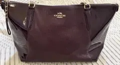 COACH バーガンディ ショルダーバッグ