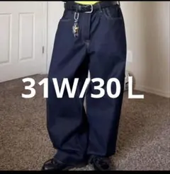 新品】GAP ギャップ　スーパーバギーデニム　ダークリンスW31/L30