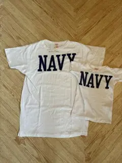 デニム&ダンガリー　NAVY Tシャツ ペアルック　170&100のサムネイル