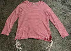 ASAP ROCKY着用 UNUSED 長袖 ボーダー Tシャツ Mのサムネイル