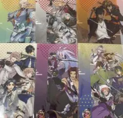 セブンイレブン限定 刀剣乱舞クリアファイル6枚セット　即発送