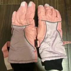 ピンク グローブ ウィンタースポーツ用 スキー スノーボード キッズ〜S