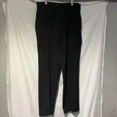 00s euro古着 ブラック ストレートフィット スラックス