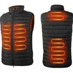 電熱ベスト 電熱ジャケット防寒着 電熱線発熱 A838