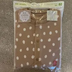 【y様　専用】UNIQLO ベビー ロンパース 80 水玉