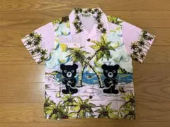 【美品】ミキハウス ダブルビー ウクレレ アロハシャツ（110）