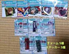 機動戦士　ジークアクス　一番くじ　アクリルチャーム　5種　ステッカー　5種