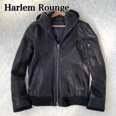 ☆hym ヒム 牛革 レザージャケット シングルライダース 48 黒