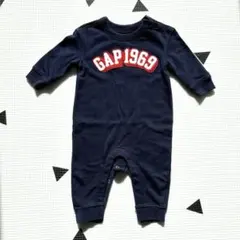 GAP ギャップ　ロンパース　ネイビー　1969 70