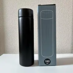 【新品 未使用】 丸辰 ステンレスボトル　180ml 黒