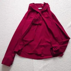 タグ付 ナラカミーチェ タイ付き ブラウス 長袖 XL