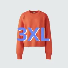 【新品未使用】UNIQLOC スムースコットンクルーネックセーター　3XL