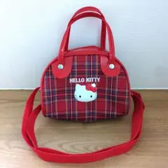 Hello Kitty チェック柄 ハンドバッグ ショルダーバッグのサムネイル